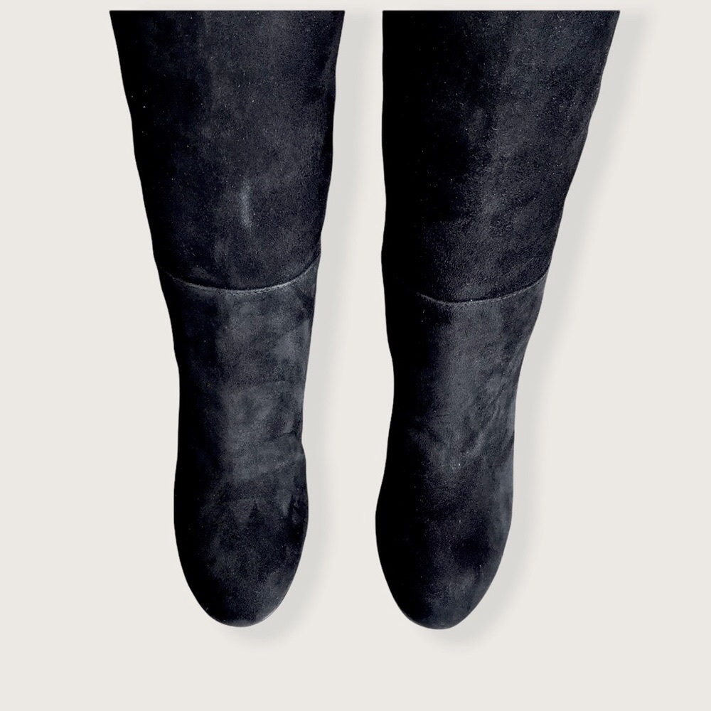 Sam Edelman Caprice Suede Trendy Knee-High Boots - Picture 9 of 16